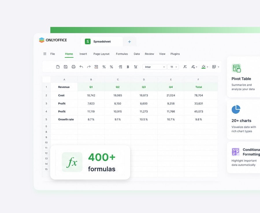 Spreadsheet Editor