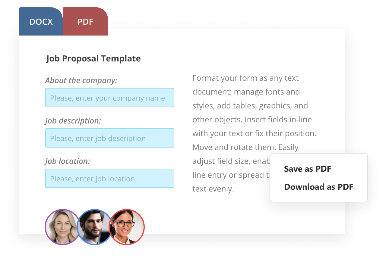 Add interactive form controls in seconds.